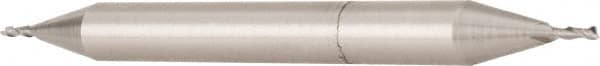 OSG - 25mm, 1-5/8" LOC, 1" Shank Diam, 5-7/8" OAL, 2 Flute, Cobalt Square End Mill - Double End, Uncoated, Spiral Flute, 30° Helix, Centercutting, Right Hand Cut, Right Hand Flute, Series 582 - Americas Industrial Supply