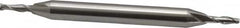 OSG - 2mm, 15/64" LOC, 3/16" Shank Diam, 2-1/4" OAL, 2 Flute, Cobalt Square End Mill - Double End, Uncoated, Spiral Flute, 30° Helix, Centercutting, Right Hand Cut, Right Hand Flute, Series 582 - Americas Industrial Supply