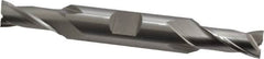OSG - 10mm, 13/16" LOC, 1/2" Shank Diam, 3-3/4" OAL, 2 Flute, Cobalt Square End Mill - Double End, Uncoated, Spiral Flute, 30° Helix, Centercutting, Right Hand Cut, Right Hand Flute, Series 582 - Americas Industrial Supply