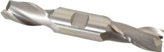 OSG - 20mm, 1-9/16" LOC, 7/8" Shank Diam, 5-1/2" OAL, 2 Flute, Cobalt Square End Mill - Double End, Uncoated, Spiral Flute, 30° Helix, Centercutting, Right Hand Cut, Right Hand Flute, Series 582 - Americas Industrial Supply