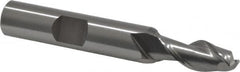 OSG - 5/16", 3/4" LOC, 3/8" Shank Diam, 2-1/2" OAL, 2 Flute, Cobalt Square End Mill - Single End, Uncoated, Spiral Flute, 45° Helix, Centercutting, Right Hand Cut, Right Hand Flute, Series 530 - Americas Industrial Supply