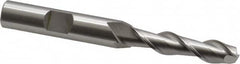 OSG - 5/16", 1-3/8" LOC, 3/8" Shank Diam, 3-1/8" OAL, 2 Flute, Cobalt Square End Mill - Single End, Uncoated, Spiral Flute, 45° Helix, Centercutting, Right Hand Cut, Right Hand Flute, Series 535 - Americas Industrial Supply