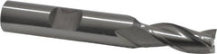 OSG - 5/16", 3/4" LOC, 3/8" Shank Diam, 2-1/2" OAL, 3 Flute, Cobalt Square End Mill - Single End, Uncoated, Spiral Flute, 30° Helix, Centercutting, Right Hand Cut, Right Hand Flute, Series 531 - Americas Industrial Supply