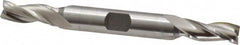 OSG - 5/16", 3/4" LOC, 3/8" Shank Diam, 3-1/2" OAL, 3 Flute, Cobalt Square End Mill - Double End, Uncoated, Spiral Flute, 30° Helix, Centercutting, Right Hand Cut, Right Hand Flute, Series 532 - Americas Industrial Supply