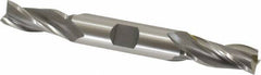 OSG - 7/16", 1" LOC, 1/2" Shank Diam, 4-1/8" OAL, 3 Flute, Cobalt Square End Mill - Double End, Uncoated, Spiral Flute, 30° Helix, Centercutting, Right Hand Cut, Right Hand Flute, Series 532 - Americas Industrial Supply