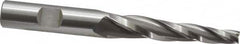 OSG - 3° Taper Angle per Side, 1/4" Small End Diam, 2-1/4" LOC, Cobalt 3 Flute Tapered Square End Mill - 4-1/4" OAL, 1/2" Shank Diam, Spiral Flute, 25° Helix - Americas Industrial Supply