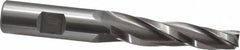 OSG - 3° Taper Angle per Side, 3/8" Small End Diam, 2-1/4" LOC, Cobalt 3 Flute Tapered Square End Mill - 4-3/8" OAL, 5/8" Shank Diam, Spiral Flute, 25° Helix - Americas Industrial Supply