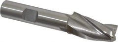 OSG - 5° Taper Angle per Side, 1/2" Small End Diam, 1-1/4" LOC, Cobalt 3 Flute Tapered Square End Mill - 3-1/4" OAL, 1/2" Shank Diam, Spiral Flute, 25° Helix - Americas Industrial Supply