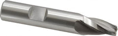 OSG - 10° Taper Angle per Side, 1/4" Small End Diam, 3/4" LOC, Cobalt 3 Flute Tapered Square End Mill - 2-3/4" OAL, 1/2" Shank Diam, Spiral Flute, 25° Helix - Americas Industrial Supply
