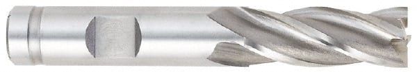 OSG - 2", 2" LOC, 1-1/4" Shank Diam, 4-1/2" OAL, 8 Flute, Cobalt Square End Mill - Americas Industrial Supply