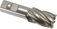 OSG - 1-1/4", 2" LOC, 1" Shank Diam, 4-1/2" OAL, 6 Flute, Cobalt Square End Mill - Single End, Uncoated, Spiral Flute, 30° Helix, Right Hand Cut, Right Hand Flute, Series 540 - Americas Industrial Supply