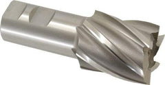 OSG - 1-3/4", 2" LOC, 1-1/4" Shank Diam, 4-1/2" OAL, 6 Flute, Cobalt Square End Mill - Single End, Uncoated, Spiral Flute, 30° Helix, Right Hand Cut, Right Hand Flute, Series 540 - Americas Industrial Supply