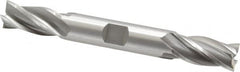 OSG - 1/2", 1" LOC, 1/2" Shank Diam, 4-1/8" OAL, 4 Flute, Cobalt Square End Mill - Double End, Uncoated, Spiral Flute, 30° Helix, Right Hand Cut, Right Hand Flute, Series 542 - Americas Industrial Supply