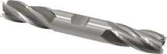 OSG - 3/4", 1-5/8" LOC, 3/4" Shank Diam, 5-5/8" OAL, 4 Flute, Cobalt Square End Mill - Double End, Uncoated, Spiral Flute, 30° Helix, Right Hand Cut, Right Hand Flute, Series 542 - Americas Industrial Supply