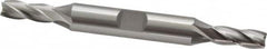 OSG - 1/4", 5/8" LOC, 3/8" Shank Diam, 3-3/8" OAL, 4 Flute, Cobalt Square End Mill - Double End, Uncoated, Spiral Flute, 30° Helix, Centercutting, Right Hand Cut, Right Hand Flute, Series 543 - Americas Industrial Supply