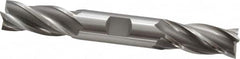 OSG - 3/4", 1-5/8" LOC, 3/4" Shank Diam, 5-5/8" OAL, 4 Flute, Cobalt Square End Mill - Double End, Uncoated, Spiral Flute, 30° Helix, Centercutting, Right Hand Cut, Right Hand Flute, Series 543 - Americas Industrial Supply