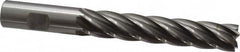 OSG - 3/4", 4" LOC, 3/4" Shank Diam, 6-1/4" OAL, 6 Flute, Cobalt Square End Mill - Single End, Uncoated, Spiral Flute, 30° Helix, Centercutting, Right Hand Cut, Right Hand Flute, Series 558 - Americas Industrial Supply