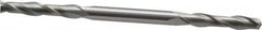 OSG - 3/16", 1" LOC, 3/16" Shank Diam, 3-3/8" OAL, 2 Flute, Cobalt Square End Mill - Double End, Uncoated, Spiral Flute, 30° Helix, Centercutting, Right Hand Cut, Right Hand Flute, Series 564 - Americas Industrial Supply
