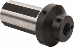 Kennametal - 16mm Hole Diamter, KM63XMZ Outside Modular Connection, Boring Bar Reducing Adapter - 30mm Projection, 36mm Nose Diameter, 105mm Overall Length, Through Coolant - Exact Industrial Supply