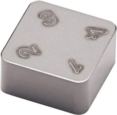 Seco - SNMN222 Grade CBN300 PCBN Turning Insert - Uncoated, 90° Square, 1/4" Inscr Circle, 1/8" Thick, 1/32" Corner Radius - Americas Industrial Supply