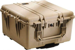 Pelican Products, Inc. - 23" Wide x 19-31/64" High, Clamshell Hard Case - Tan, Polyethylene - Americas Industrial Supply