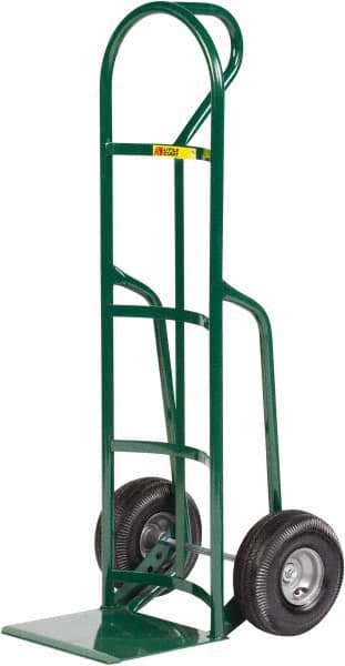 Little Giant - 800 Lb Capacity 49" OAH Hand Truck - 12 x 14" Base Plate, Loop Handle, Steel, Full Pneumatic Wheels - Americas Industrial Supply