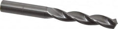 Kennametal - 31/64" 130° Solid Carbide Jobber Drill - Bright Finish, Right Hand Cut, Spiral Flute, Straight Shank, 4.65" OAL, Standard Point - Americas Industrial Supply