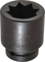 Proto - 1" Drive 1-5/8" Impact Socket - 8 Points, 3-1/2" OAL - Americas Industrial Supply