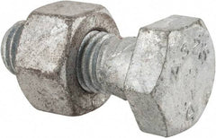 Value Collection - 5/8-11 Thread, 1-3/4" Length Under Head, Steel Hex Head Bolt - Hot Dipped Galvanized Coated, UNC Thread, ASTM A325 - Americas Industrial Supply