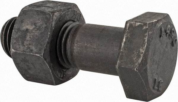 Value Collection - 7/8-9 Thread, 2-3/4" Length Under Head, Steel Hex Head Bolt - Uncoated, UNC Thread, ASTM A490 - Americas Industrial Supply