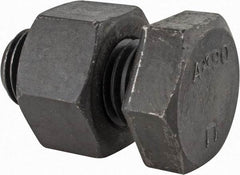 Value Collection - 1-8 Thread, 2" Length Under Head, Steel Hex Head Bolt - Uncoated, UNC Thread, ASTM A490 - Americas Industrial Supply