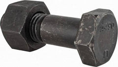 Value Collection - 1-8 Thread, 3-1/2" Length Under Head, Steel Hex Head Bolt - Uncoated, UNC Thread, ASTM A490 - Americas Industrial Supply