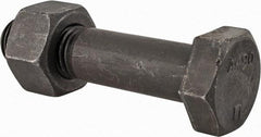 Value Collection - 1-8 Thread, 4-1/2" Length Under Head, Steel Hex Head Bolt - Uncoated, UNC Thread, ASTM A490 - Americas Industrial Supply