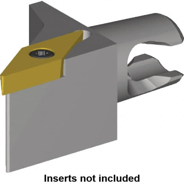 Kennametal - Right Hand Cut, Size KM16, VB.. 1103 Insert Compatiblity, External Modular Turning & Profiling Cutting Unit Head - 10mm Ctr to Cutting Edge, 20mm Head Length, Through Coolant, Series Micro Screw-On - Americas Industrial Supply