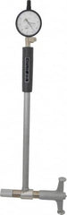 Mitutoyo - 6 Anvil, 6-1/2 to 10" Dial Bore Gage - 0.0001" Graduation, 9.8" Gage Depth, Accurate to 0.00008", Carbide Contact Point - Americas Industrial Supply