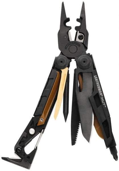 Leatherman - 17 Piece, Multi-Tool Set - 7-1/2" OAL, 5" Closed Length - Americas Industrial Supply