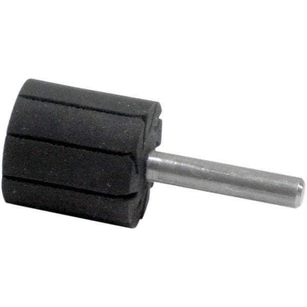 Dynabrade - 1" Wide x 1" Diam, Expander Wheel Spiral Band Drum - 1/4" Shank Diam, 12,000 RPM - Americas Industrial Supply