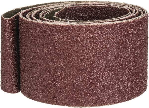 Tru-Maxx - 3" Wide x 132" OAL, 36 Grit, Aluminum Oxide Abrasive Belt - Aluminum Oxide, Very Coarse, Coated, X Weighted Cloth Backing - Americas Industrial Supply