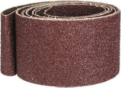 Tru-Maxx - 3" Wide x 132" OAL, 36 Grit, Aluminum Oxide Abrasive Belt - Aluminum Oxide, Very Coarse, Coated, X Weighted Cloth Backing - Americas Industrial Supply