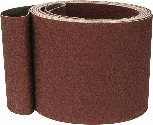 Tru-Maxx - 3" Wide x 132" OAL, 240 Grit, Aluminum Oxide Abrasive Belt - Aluminum Oxide, Very Fine, Coated, X Weighted Cloth Backing - Americas Industrial Supply