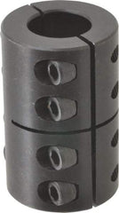 Climax Metal Products - 7/8" Inside x 1-5/8" Outside Diam, Two Piece Rigid Coupling without Keyway - 2-1/2" Long - Americas Industrial Supply