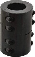 Climax Metal Products - 1-1/2" Inside x 2-5/8" Outside Diam, Two Piece Rigid Coupling without Keyway - 3-7/8" Long - Americas Industrial Supply