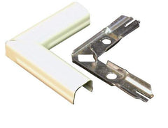 Wiremold - 3/4 Inch Long x 2 Inch Wide x 17/32 Inch High, Raceway Elbow End - 90°, Ivory, For Use with Wiremold 500 Series Raceways - Americas Industrial Supply