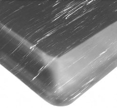 Wearwell - 10' Long x 3' Wide, Dry Environment, Anti-Fatigue Matting - Gray, Nitrile Blend with Nitrile Blend Base, Beveled on 4 Sides - Americas Industrial Supply