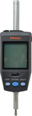 Mitutoyo - 0 to 30.4mm Range, 0.00002, 0.00005, 0.0001, 0.0002 & 0.0005" Graduation, Electronic Drop Indicator - Accurate to 0.0015mm, English & Metric System, LCD Display - Americas Industrial Supply