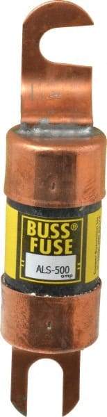 Cooper Bussmann - 500 Amp Time Delay Fast-Acting Forklift & Truck Fuse - 125VAC, 125VDC, 4.71" Long x 1" Wide, Bussman ALS-500, Ferraz Shawmut ALS450 - Americas Industrial Supply