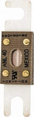 Cooper Bussmann - 40 Amp Non-Time Delay Fast-Acting Forklift & Truck Fuse - 125VAC, 80VDC, 3.18" Long x 0.75" Wide, Littelfuse CNL40, Bussman ANL-40, Ferraz Shawmut CNN40 - Americas Industrial Supply