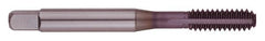 OSG - 3/8-24 UNF H8 Thread Limit Modified Bottoming Thread Forming Tap - Powdered Metal High Speed Steel, TiCN Finish, 2-15/16" OAL, 1-1/4" Thread Length, Right Hand Thread, Series EXO-NRT 14050 - Americas Industrial Supply