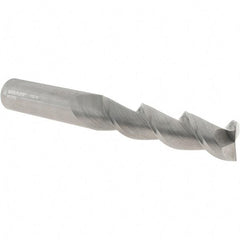 Made in USA - Roughing & Finishing Mill - Straight Shank, 48° Helix - Americas Industrial Supply