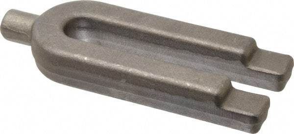 Gibraltar - 2" Wide x 7/8" High, Forged Steel, U Shaped Strap Clamp - 11/16" Stud, 5-1/2" Travel, 6" OAL, 5-1/2" Slot Length, 11/16" Slot Width - Americas Industrial Supply